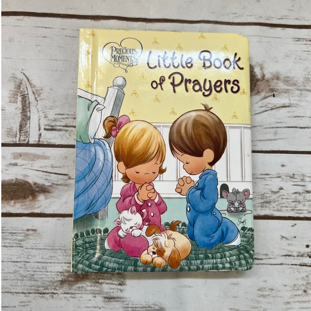Precious Moments Little Book of Prayers Yellow Padded Board Book OS